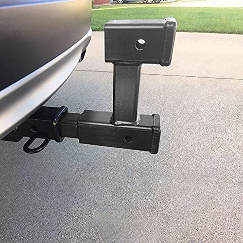 Sulythw Dual Receiver Extender 2 inch Trailer Hitch Extension, Towing