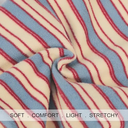 Stylish Striped Block Dog Shirt, Comfortable, Breathable, and Wrinkle-Resistant. Perfect Apparel for Small, Medium, & Large Dogs, a Must-Have for Pet Lovers M - Image 4