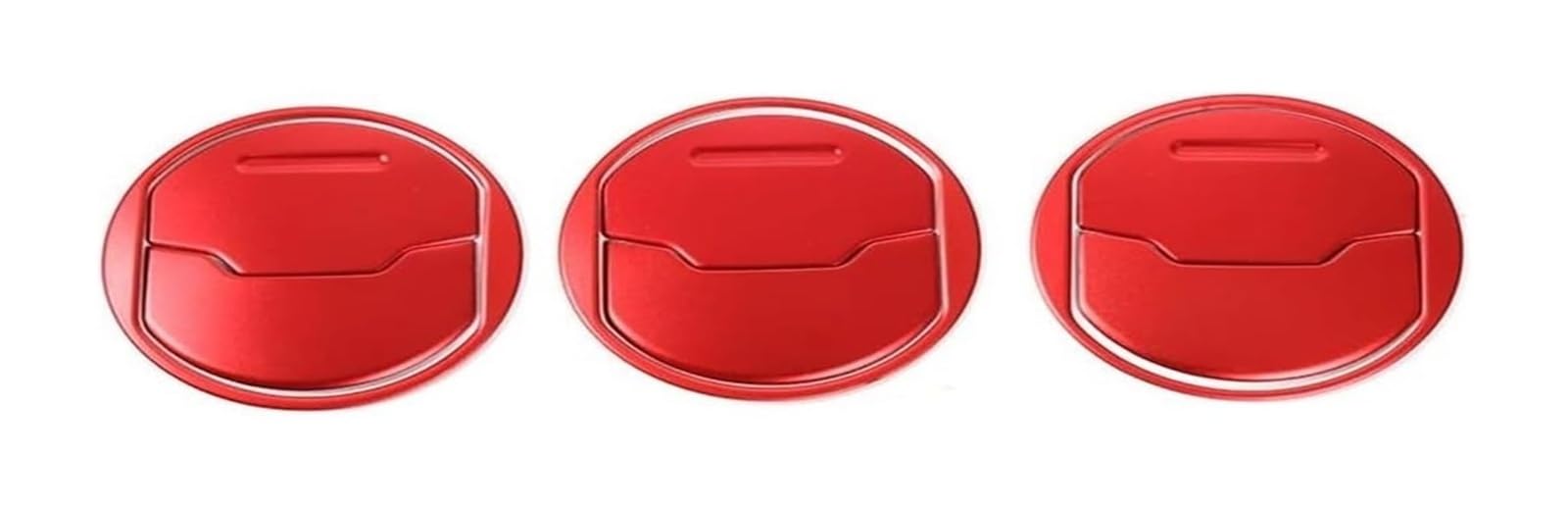Cover Trim Sticker Accessories for Mustang 2015-2023 Car Aluminium Alloy Dashboard Central Air Conditioner Vent Ring Cover Trim