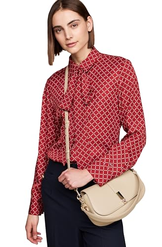 Tommy Hilfiger Leather Saddle Shoulder Bag with Removable Crossbody Strap2