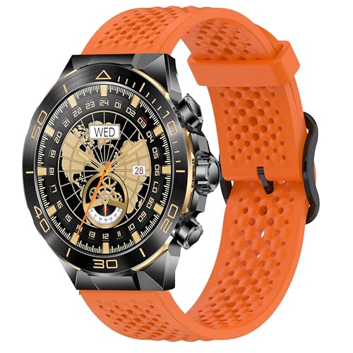 Bracelet silicone 20mm 22mm pour montre connectée SOUYIE idéal pour le sport