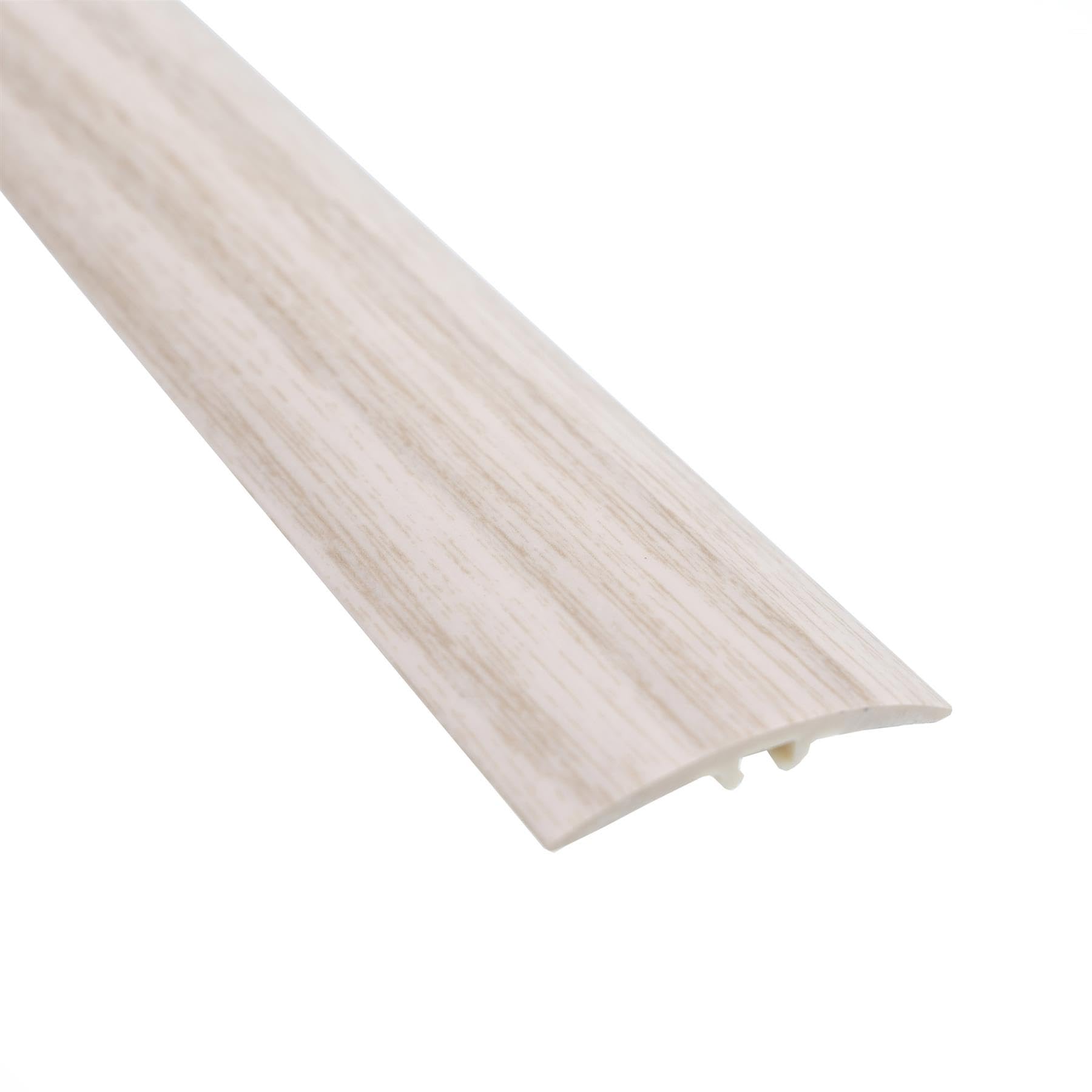 IANPAV UPVC SELF-Adhesive Wood Effect Door Edging Floor Trim Threshold PVC SELF-Adhesive 1000mm x 40mm E64, Oak Mocca