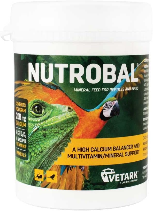 Nutrobal Calcium & Vitamin D3 & Mineral Supplement for Birds & Reptiles