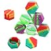 PIAOPIAONIU 8 Pcs Hexagon Non-Stick 26ml Wax Silicone Container Jars Oil Wax Kitchen Storage Rubber Container Color Random