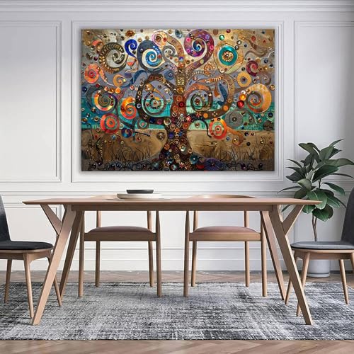 Cuadro abstracto sala de estar decoración mural moderna dormitorio 80x120 3