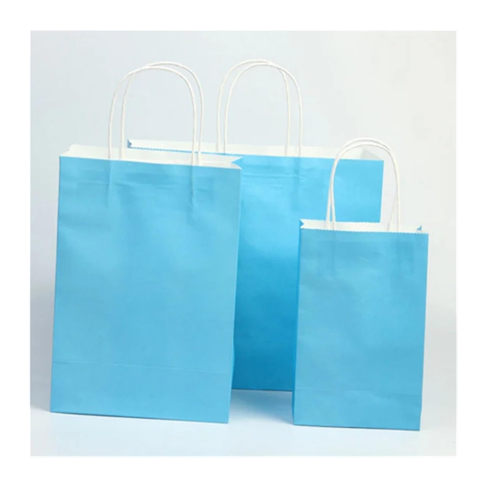 Bolsa Regalo Bolsa De Papel De Color De 20 Piezas Con Asas