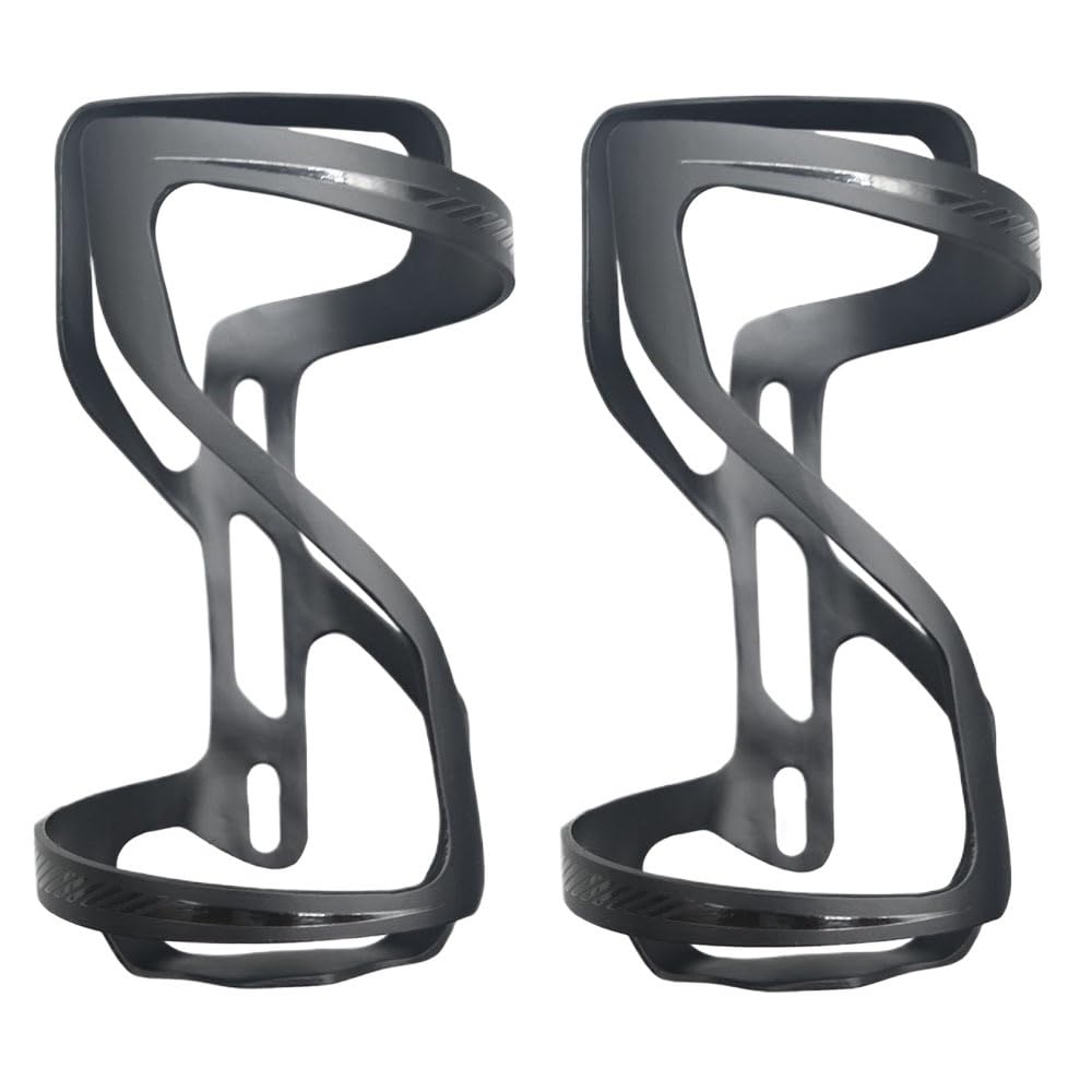 Portabidon Bicicleta Portabotellas de Fibra Carbono for Bicicleta montaña, portabotellas for Carretera, Apertura Izquierda/Derecha(2pcs Left Opening)