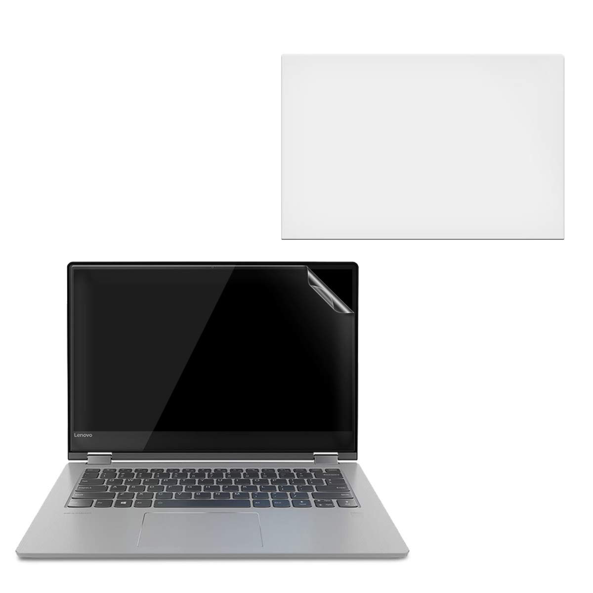 kwmobile 2x Pellicola Protettiva per Display compatibile con Lenovo Yoga 530 (14") - Set Pellicole Proteggi Schermo - Copertura Opaca Antiriflesso