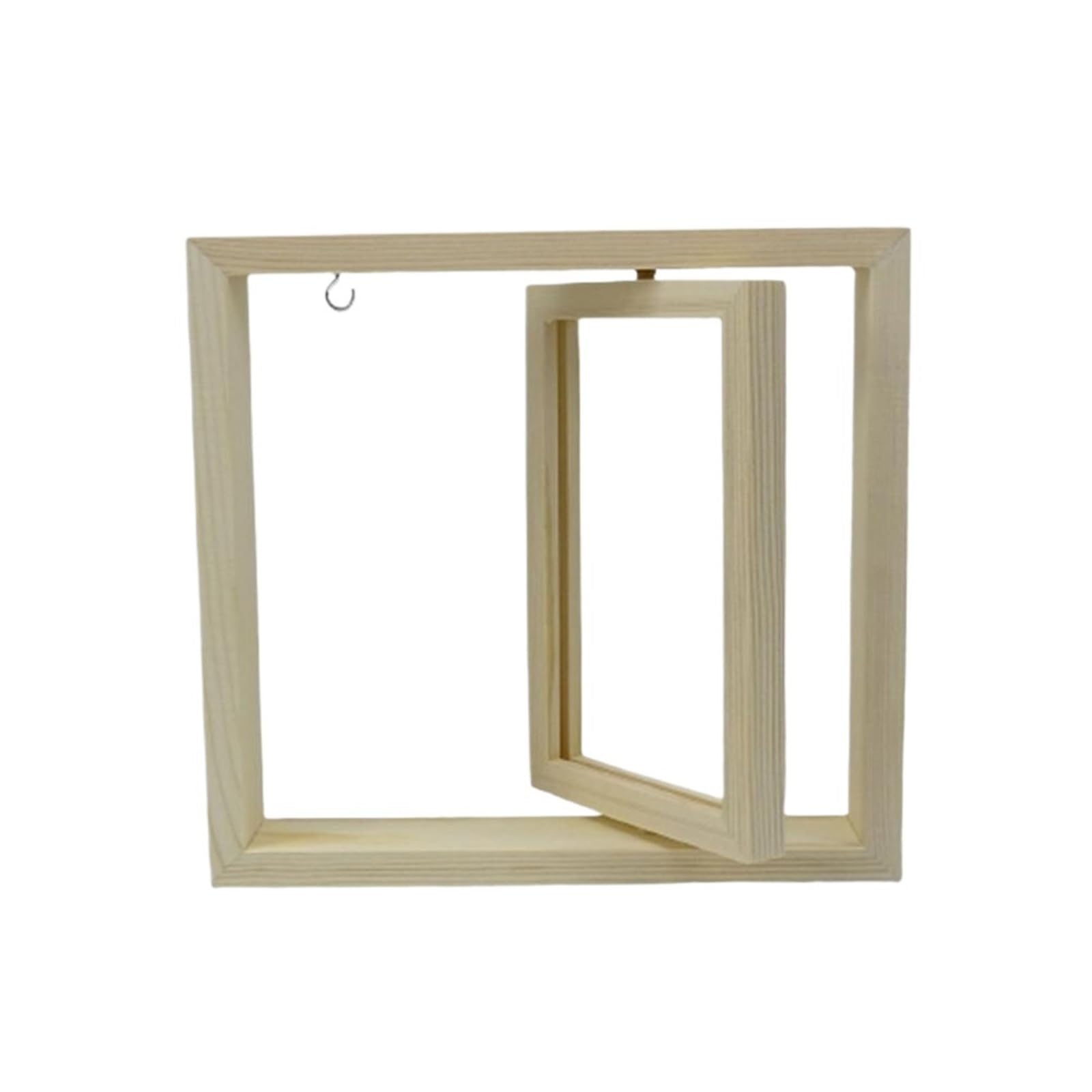 Rotating Photo Frame Photo Frame 360 Degree Rotation Burr Free Display Wooden Rotating Picture Crafts Desktop Ornament Home Decor