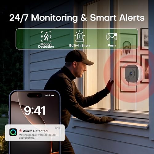 HomiQ Window Security Camera 3MP Indoor WiFi Camera - image 2