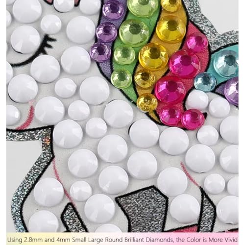 Image of Storio Art and Craft Sparkle Gems DIY Sticker Art Kit, Glitter Diamond Painting Set, Ages 4+