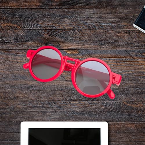 Children's Candy Color Sunglasses Round Frame UV400 Sun Protection Glasses for Travel, Picnic4