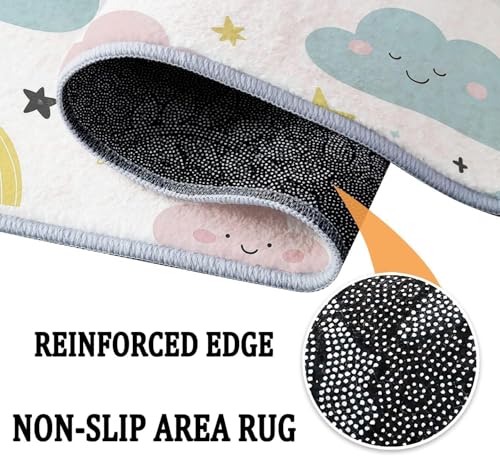 Tapis de salon 160 x 230 cm anti-froid et confortable pour chambre d'enfant - 6
