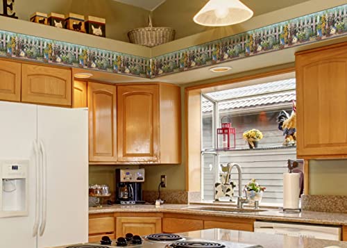 Concord Wallcoverings ™ 95022 PC B Wallpaper Border Garden Pattern thumb #2