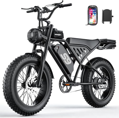 ASKGO Electric Bike for Adults, 2500W Peak Electric Dirt Bike, 100 Miles 36MPH E-Bike with 48V 20AH...
