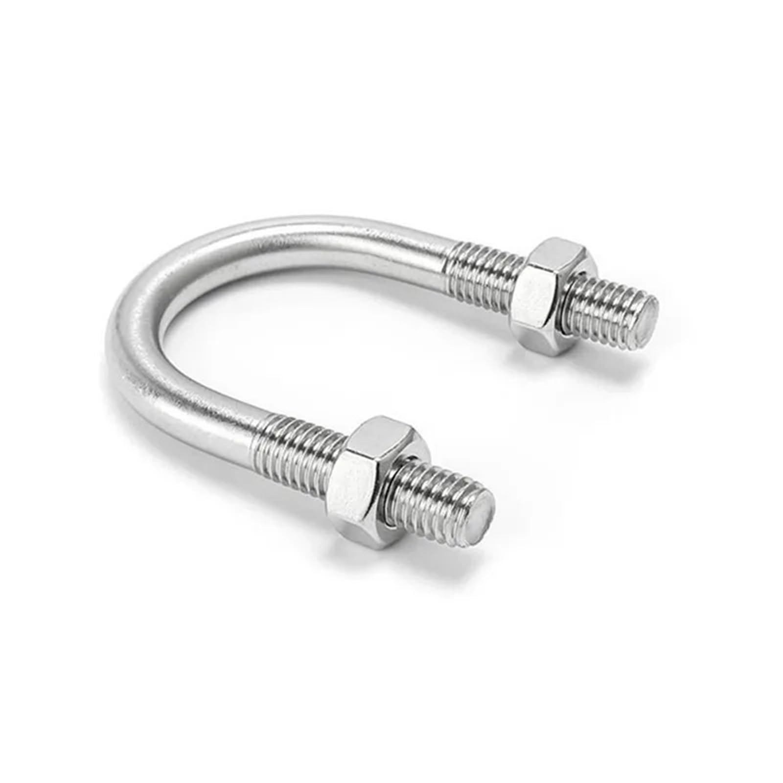 Bulloni A U M6 M8 Vite a forma di U in acciaio inossidabile 304 Bullone a cerchio a cavallo Morsetto for tubo a Lunghezza 30-198 mm(M8x114x165mm 1set)