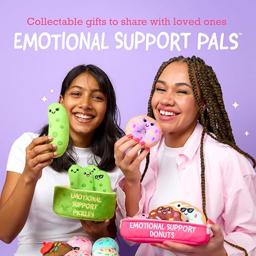 Image of Emotional Support V-Day Nugget Cards by Relatable, Valentine's Plush, Perfect Valentines Gifts for Kids Classroom or Gift for Work Friends, Includes 10 Plushies with 10 Cards and a Carrying Case