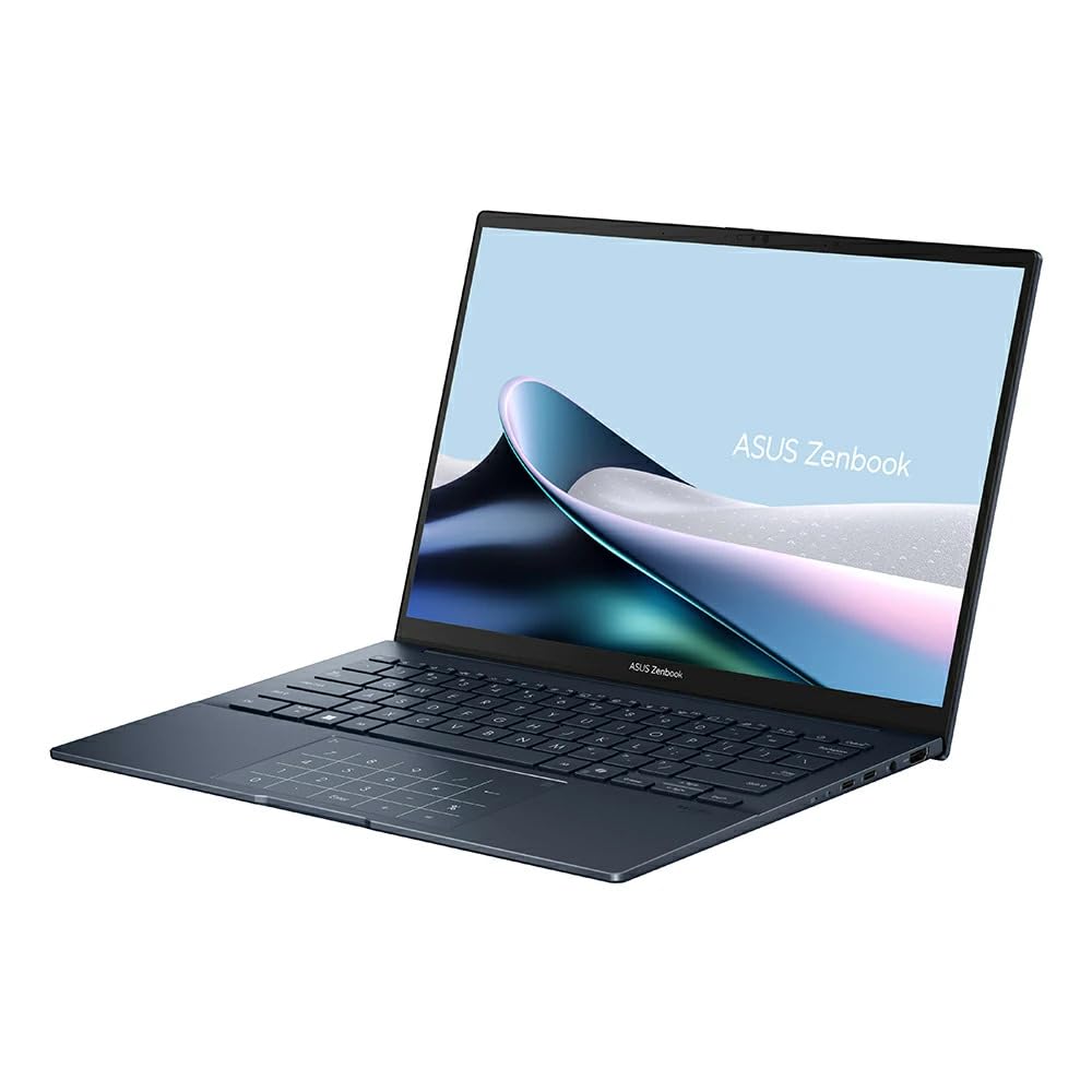 ASUS Zenbook 14 UX3405CA-SU1560W Intel Core Ultra 9 285H Computer portatile 35,6 cm [14] Touch screen 3K 16 GB LPDDR5x-SDRAM 512 GB SSD Wi-Fi 7 [802.11be] Windows 11 Home Blu (ASUS ZenBook 14 UX3405C