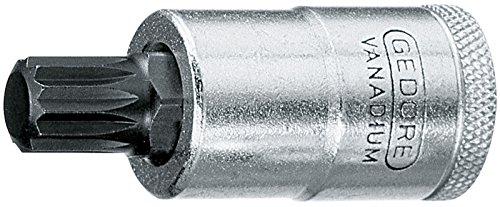Gedore INX198 1/2 M 8 x 55 mm Screwdriver Bit Socket - Silver, M8 x 55 mm