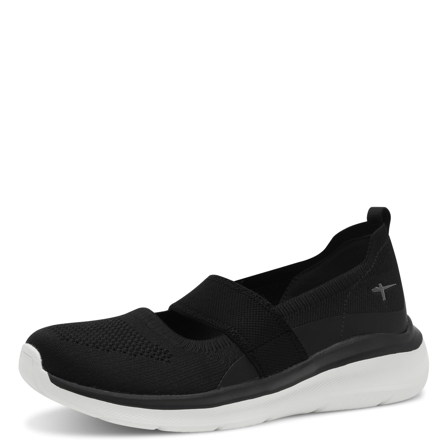 Tamaris Comfort Women’s Ballerinas Stretch Vegan, Black, 7,5 UK
