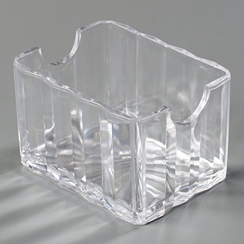 Carlisle 454907 Crystalite Clear Sugar Caddy - Dozen