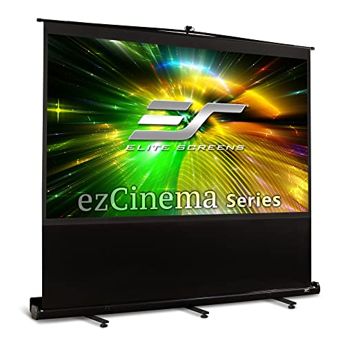 Image of Elite Screens ezCinema Series, 135-INCH 16:9, Manual Pull Up Projector Screen, Movie Home Theater 8K / 4K Ultra HD 3D Ready, 2-Year Warranty, F135NWH