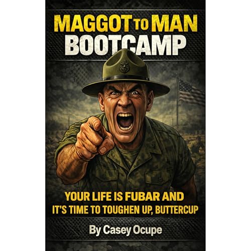MAGGOT TO MAN BOOTCAMP Audiolibro Por Casey Ocupe arte de portada