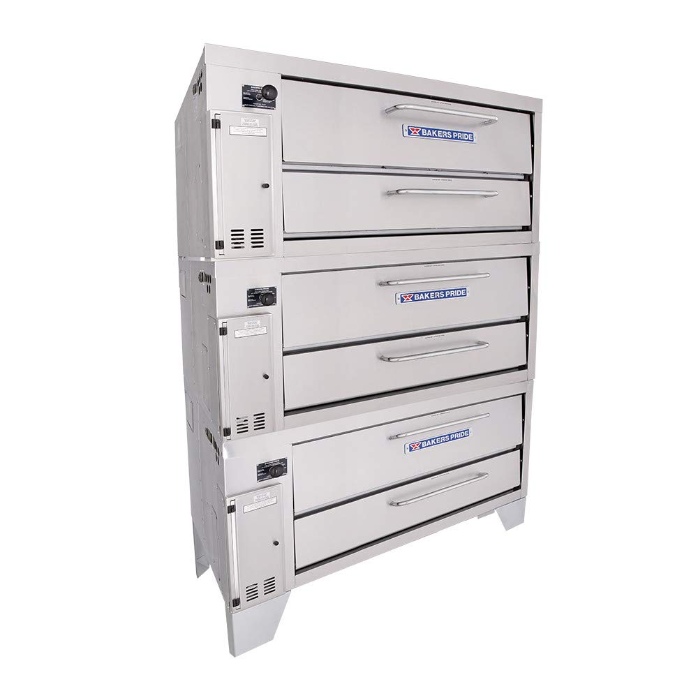 Bakers Pride Convection Flo Triple Deck Gas Oven, 57 x 43 x 78 inch -- 1 each.
