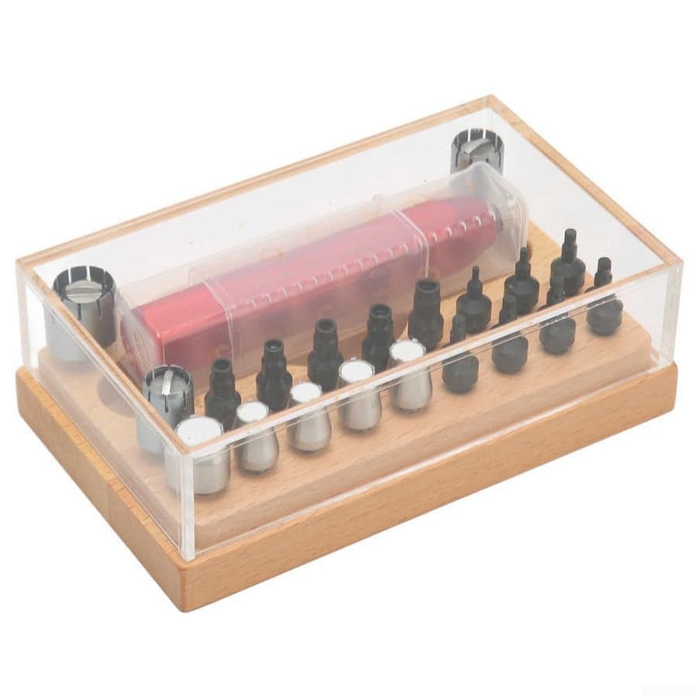 Kit de herramientas de reparación de relojes para extracción de tubos de corona y reemplazo de batería, juego de herramientas profesionales de relojero con abridor de caja, removedor de eslabones y