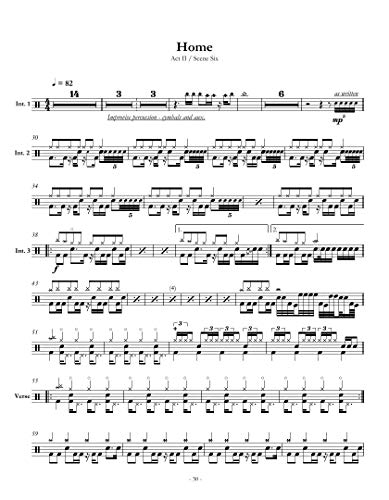 Dream Theater - Home: Drum Sheet Music (JDS: Dream Theater Collection)