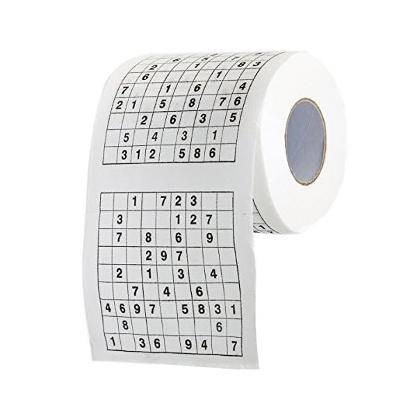 Sudoku Klopapier Sudoko Fun Toilettenpapier mit Sodoko Rätseln – Bild 3