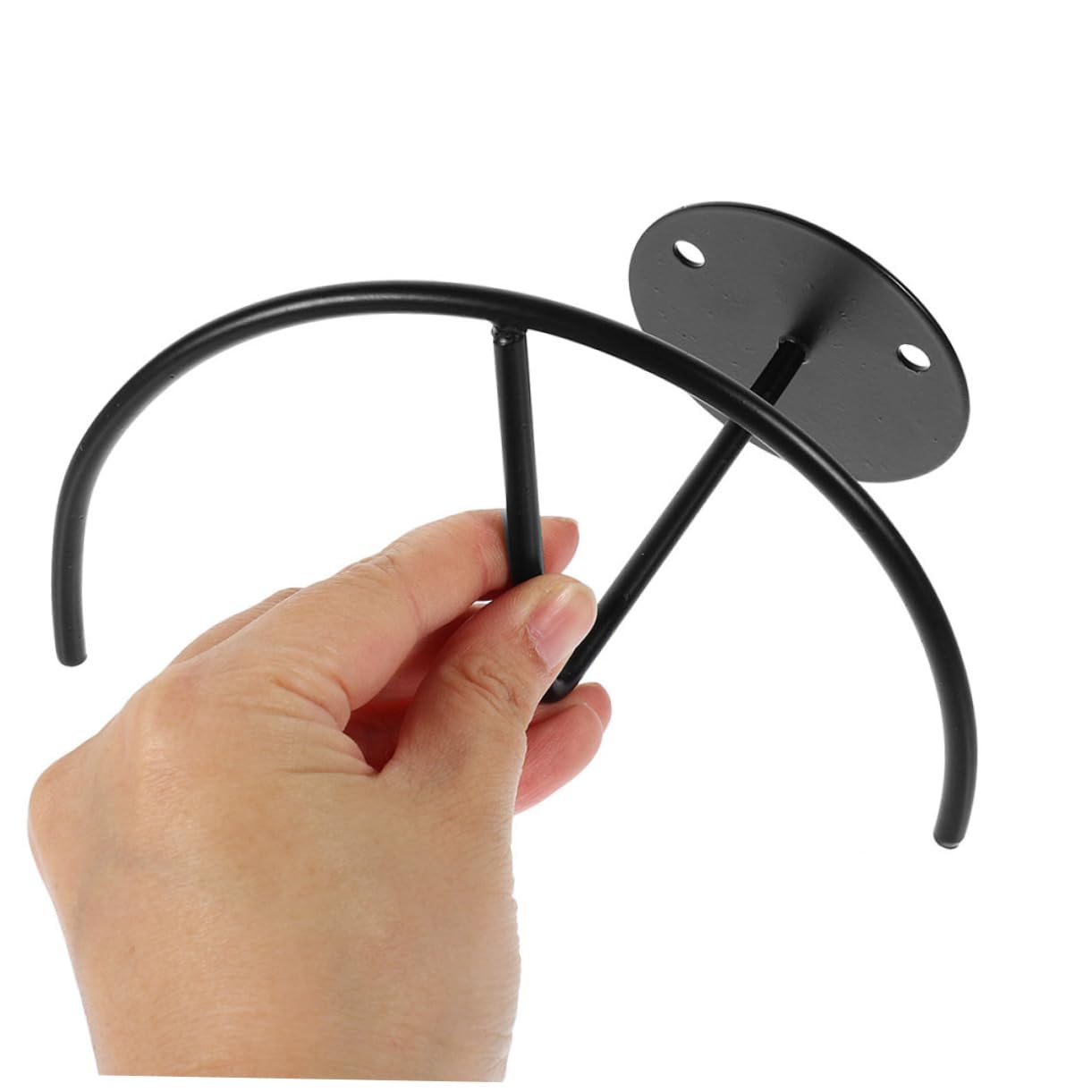 KOMBIUDA Perchero de Pared para Sombreros de Acero al Carbono 4 Piezas