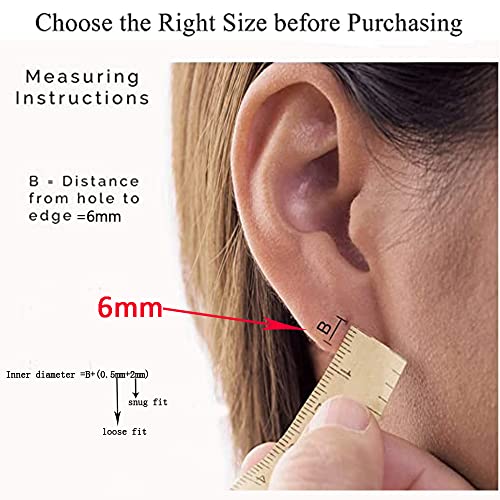 Image of 316L Surgical Stainless Steel Huggie Hoop Earrings 6mm 8mm 10mm 11mm 12mm 14mm Hypoallergenic Earrings Hoop Cartilage Helix Lobes Hinged Sleeper Earrings For Men Women