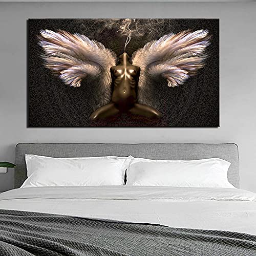 Toile plume aile pour habiller un grand mur vide et moderniser votre décoration