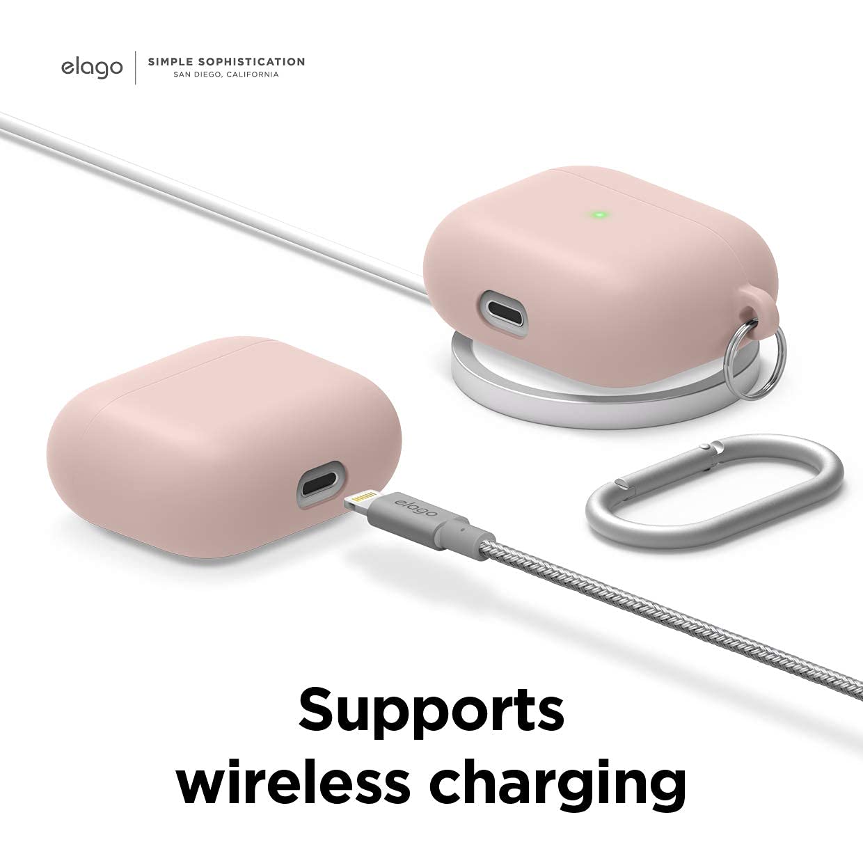 AirPods 第3世代（elagoケース付き） Amazon.co.jp: elago リキッドハイブリッドケース AirPods第3
