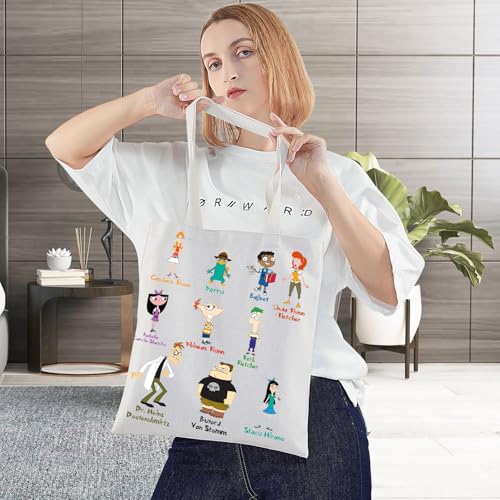 BWWKTOP Bolsa Tote Phineas Agent P miniatura 2