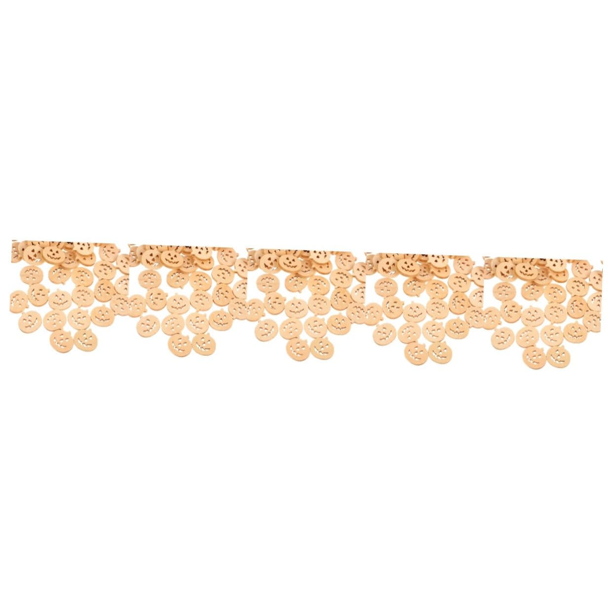 NUOBESTY 5 Set Di Bottoni Spaventosi A Forma Di Zucca Di Halloween Bottoni in Legno Set Di Per Abbigliamento A Forma Di Zucca Confezione Da 100 Pezzi*5