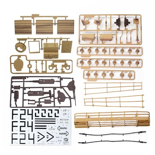 JIAFANRC DIY Accessory Full Set for HL Henglong 3918 1/16 RC Tank U.S. M1A2 Abrams