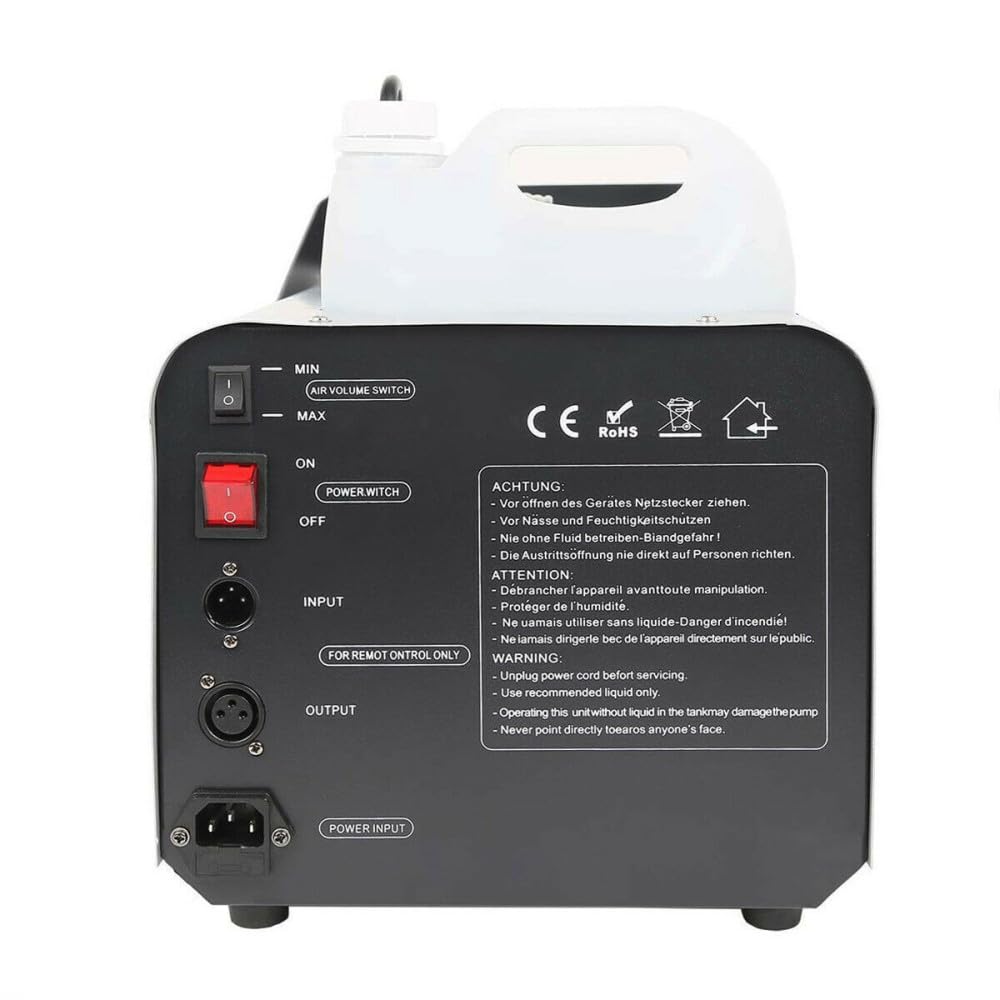 OISE ART STORE Trade Shop - Macchina Spara Neve Artificiale Finta per Schiuma Party 1500w Effetto Discoteca