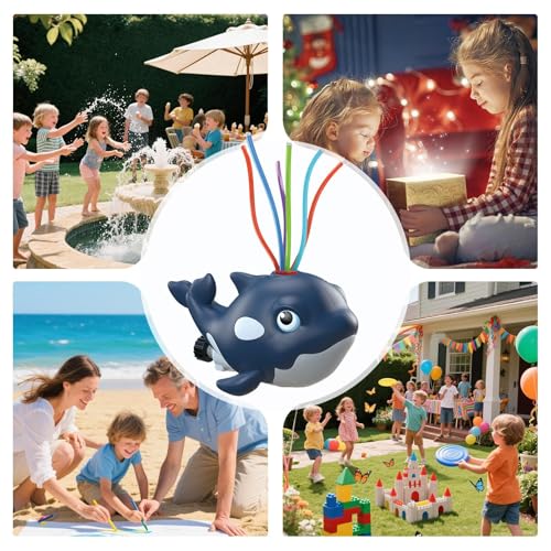 Juego acuático infantil para refrescar a los niños en exteriores con aspersor giratorio 360 5