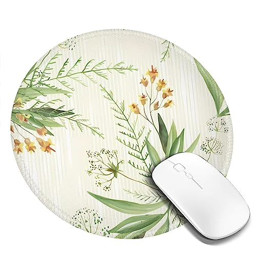 Tapis de souris rond en caoutchouc antidérapant pour bureau fixe - 2