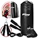 Physionics® Kinder Boxsack-Set - Ø30cm, H70cm, 13kg, Gefüllt, mit 8 oz Boxhandschuhen und Springseil, für Kinder, Karabinerhaken - hängend Sandsack, Kickboxen, MMA, Kampfsport, Muay Thai, Punching Bag
