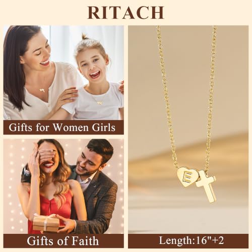 Ritach Cross Initial Necklaces - image 7