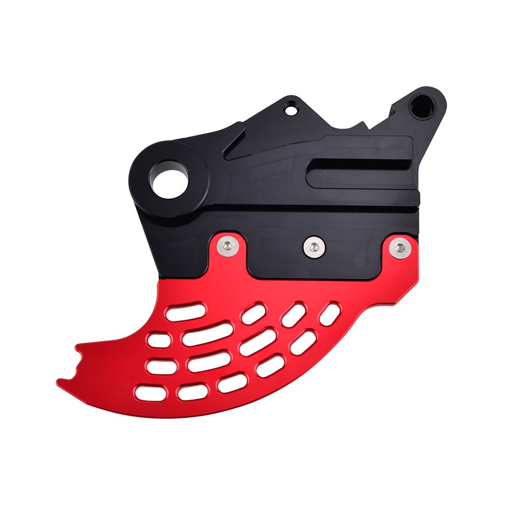 NICECNC Schwarz Rot Scheibenschutzschutz hinten Compatible with Beta RR 125 200 250 300 350 390 430 450 480 498,RR-S 350 390 430 500,RS 450 520,Xtrainer 300,See Fitment