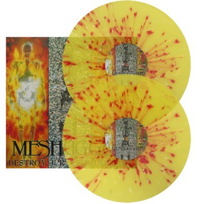 MESHUGGAH, Destroy erase improve SPLATTER YELLOW/R - 2LP