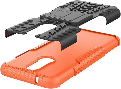 Miniatura 4 de Asuwish Funda de teléfono para LG K40K12 PlusX4 2019Solo LTEXpression Plus 2Harmony 3 con protector de pantalla de vidrio templado, funda protectora