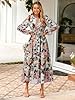 Simplee Women's Floral Boho Long Sleeve Maxi Dress... #1
