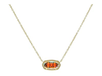 Kendra Scott Elisa Necklace (Gold Dichroic Glass) Necklace