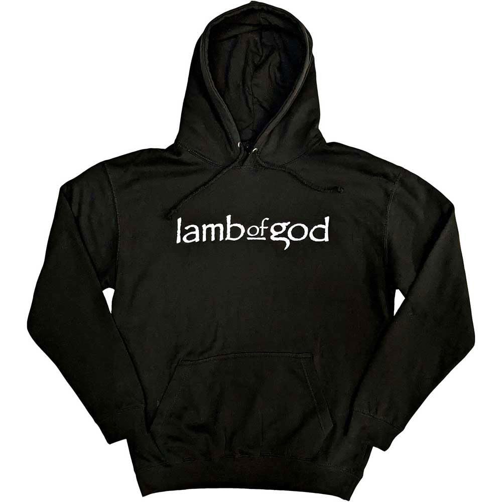 Rock Off officially licensed products Lamb of God Skeleton Eagle Pullover Felpa con Cappuccio Size M