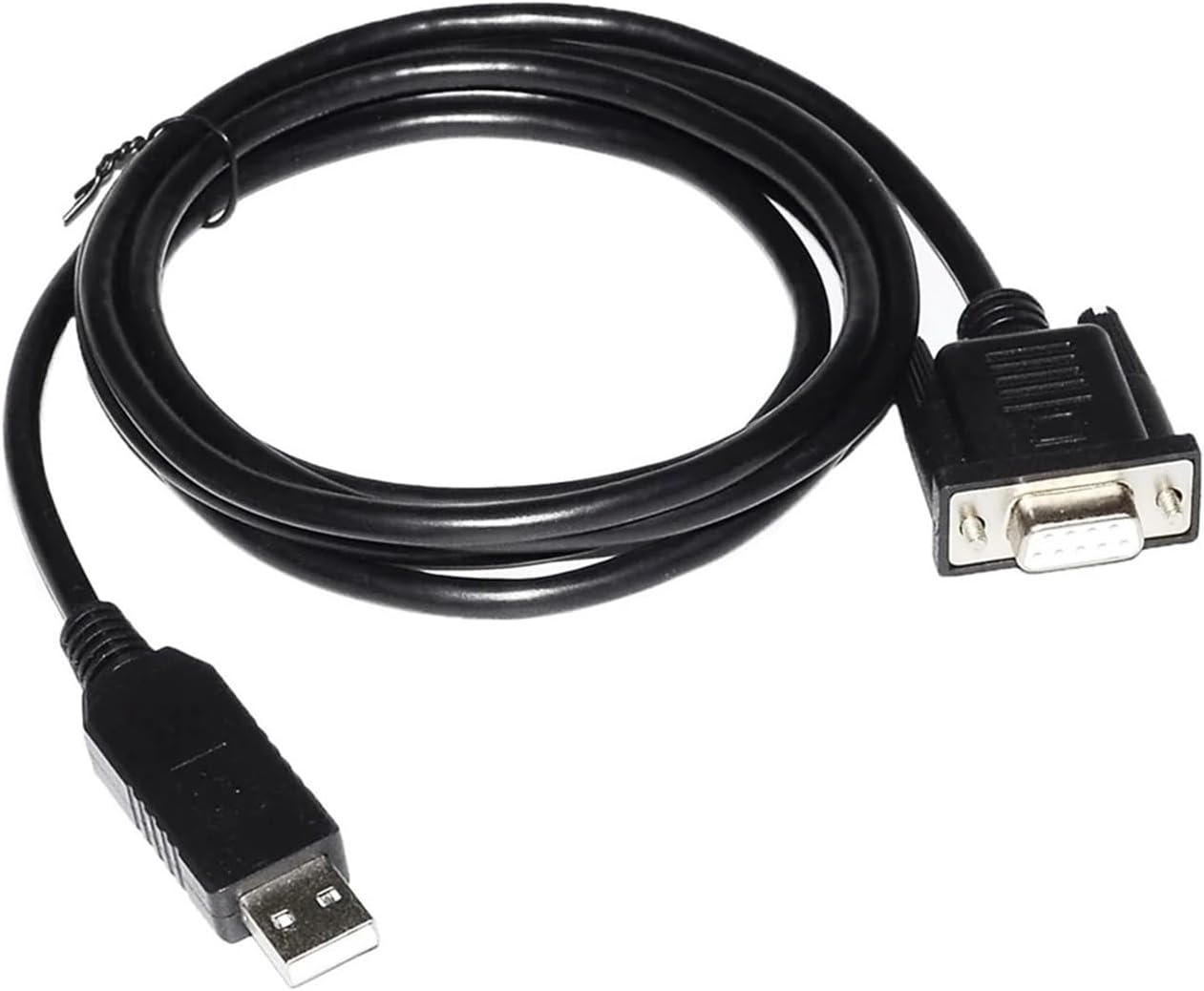 PL2303GT CHIP USB to DB9 Female/Male Adapter to RS232 RS-232C Serial Converter Standard PINOUT and Null Modem Cable(1.8m,DB9 Male PINOUT 1)